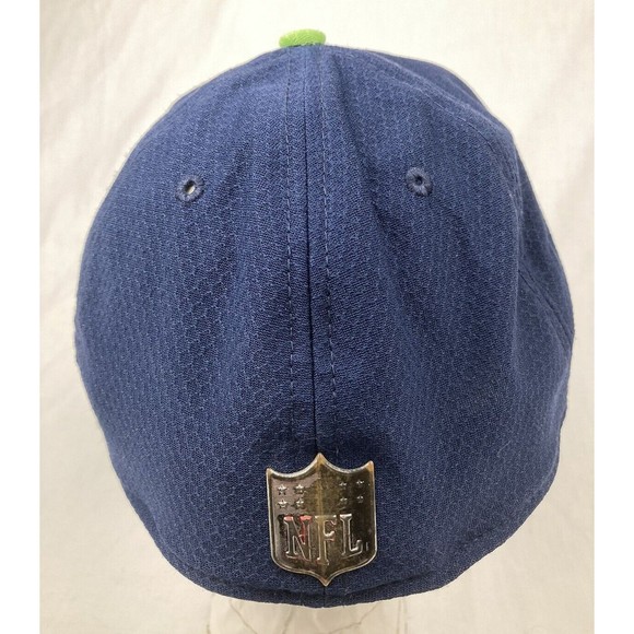 NFL Seattle Seahawks Embroidered New Era 39Thirty Flexible Ball Cap Hat - Picture 3 of 6